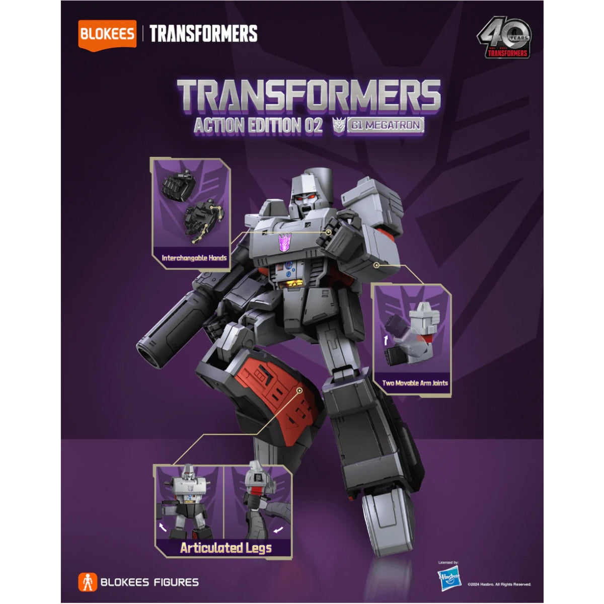BLOKEES Figures Transformers G1 Megatron Action Edition 02