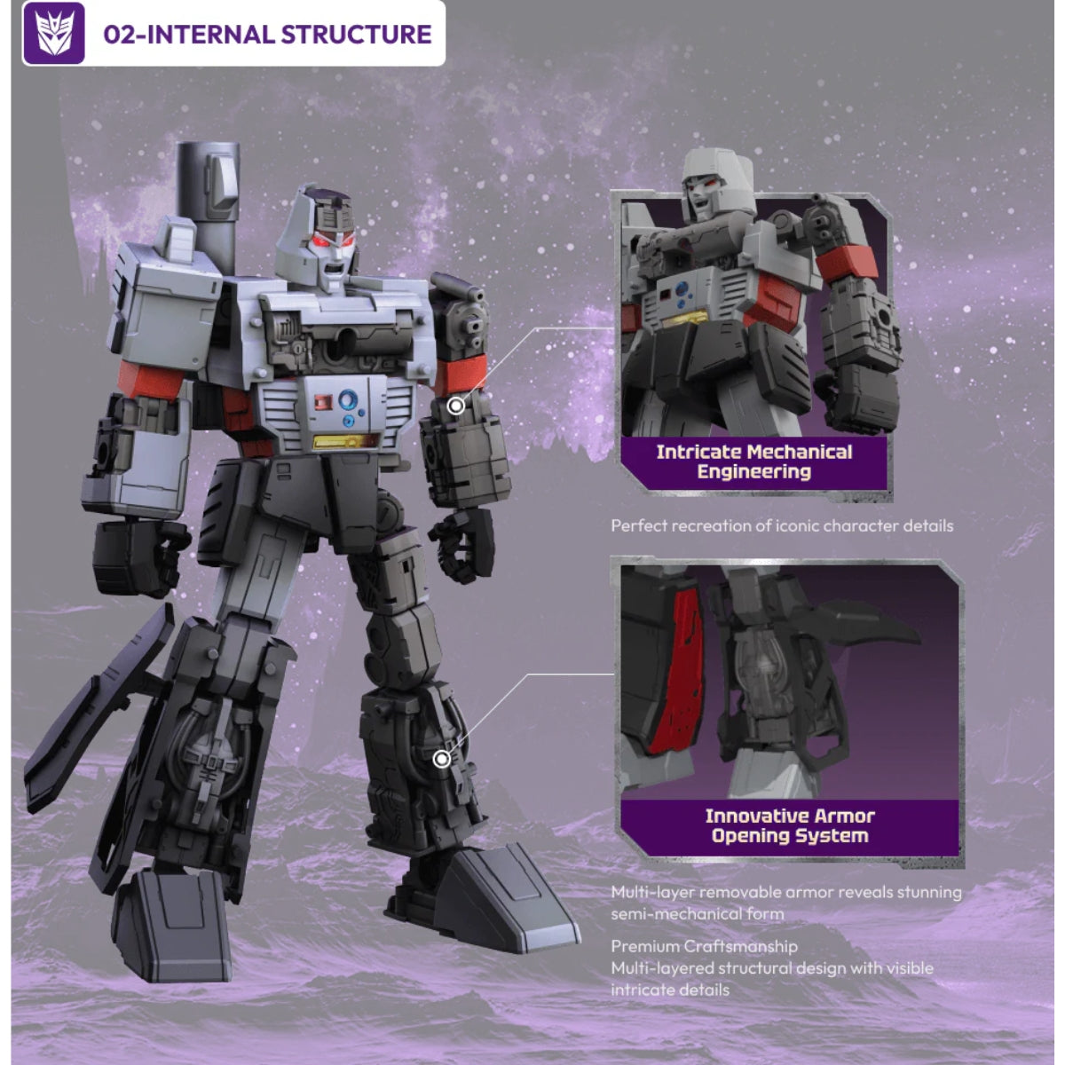 BLOKEES Figures Transformers G1 Megatron Action Edition 02