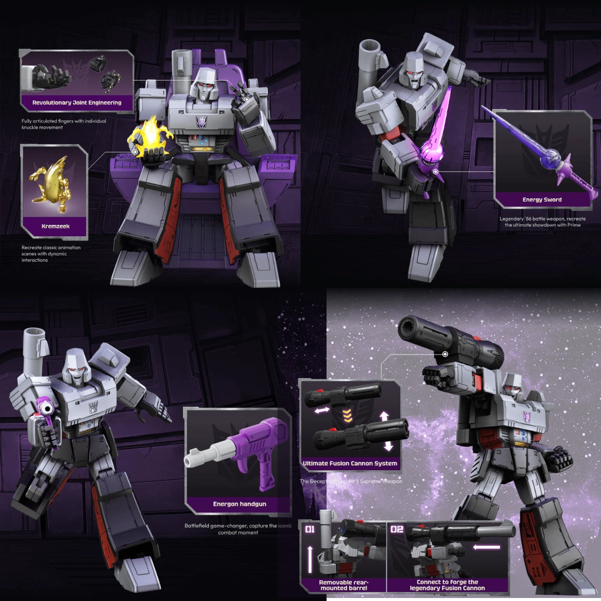 BLOKEES Figures Transformers G1 Megatron Action Edition 02