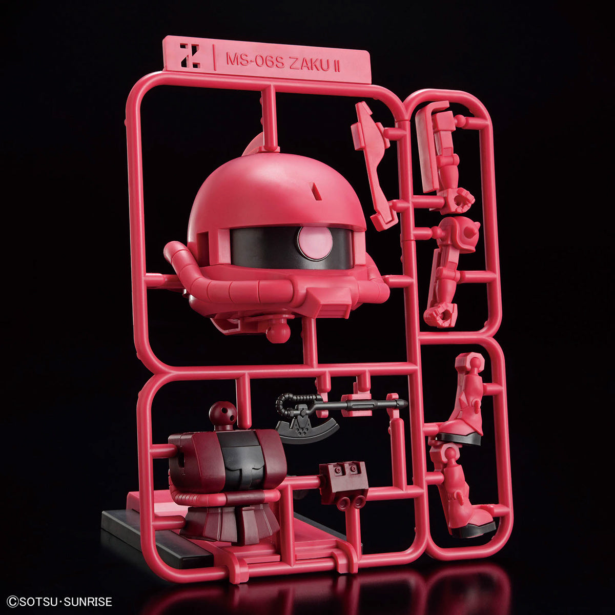 CharZaku-Kun DX Set (With Runner Ver. Recreation Parts)