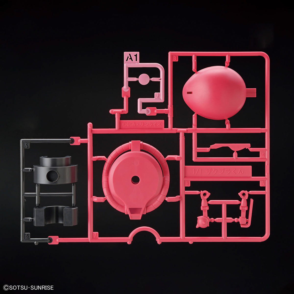 CharZaku-Kun DX Set (With Runner Ver. Recreation Parts)
