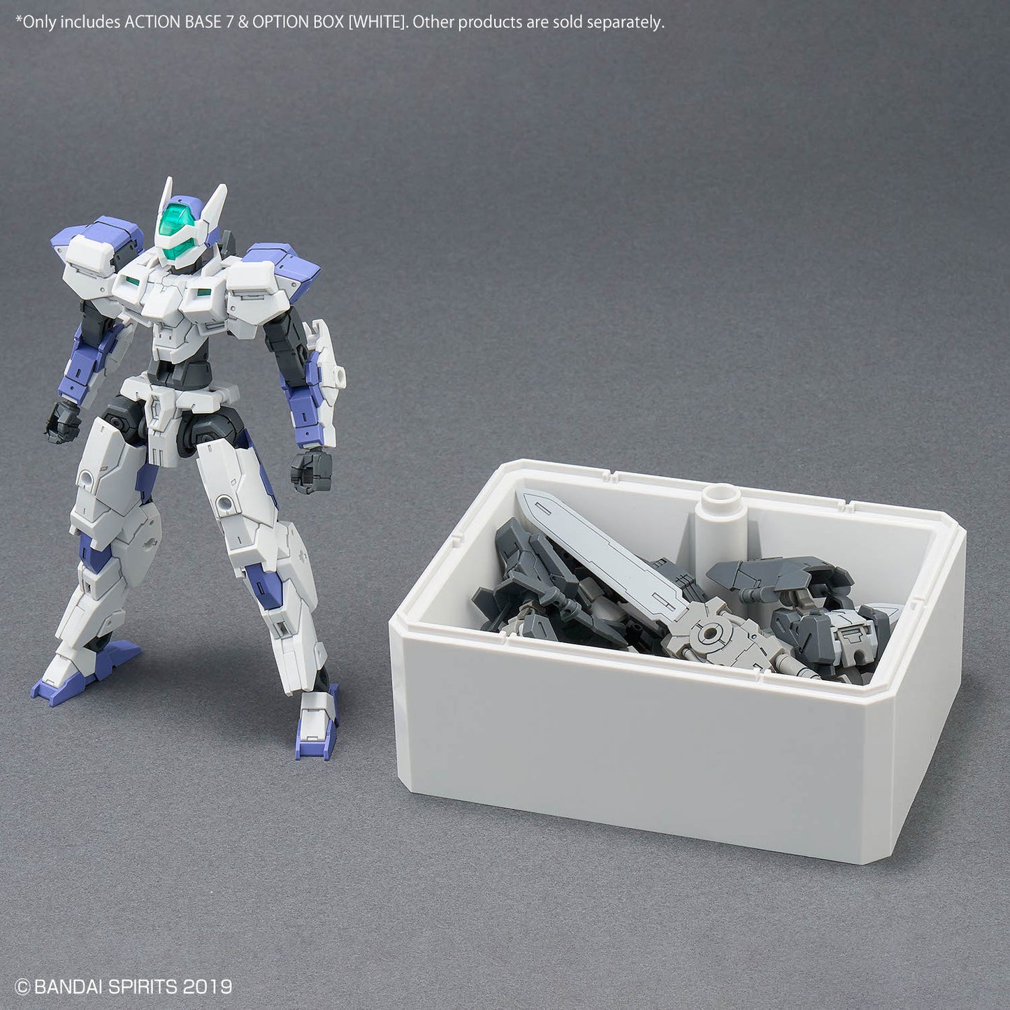 Action Base 7 & Option Box [White]
