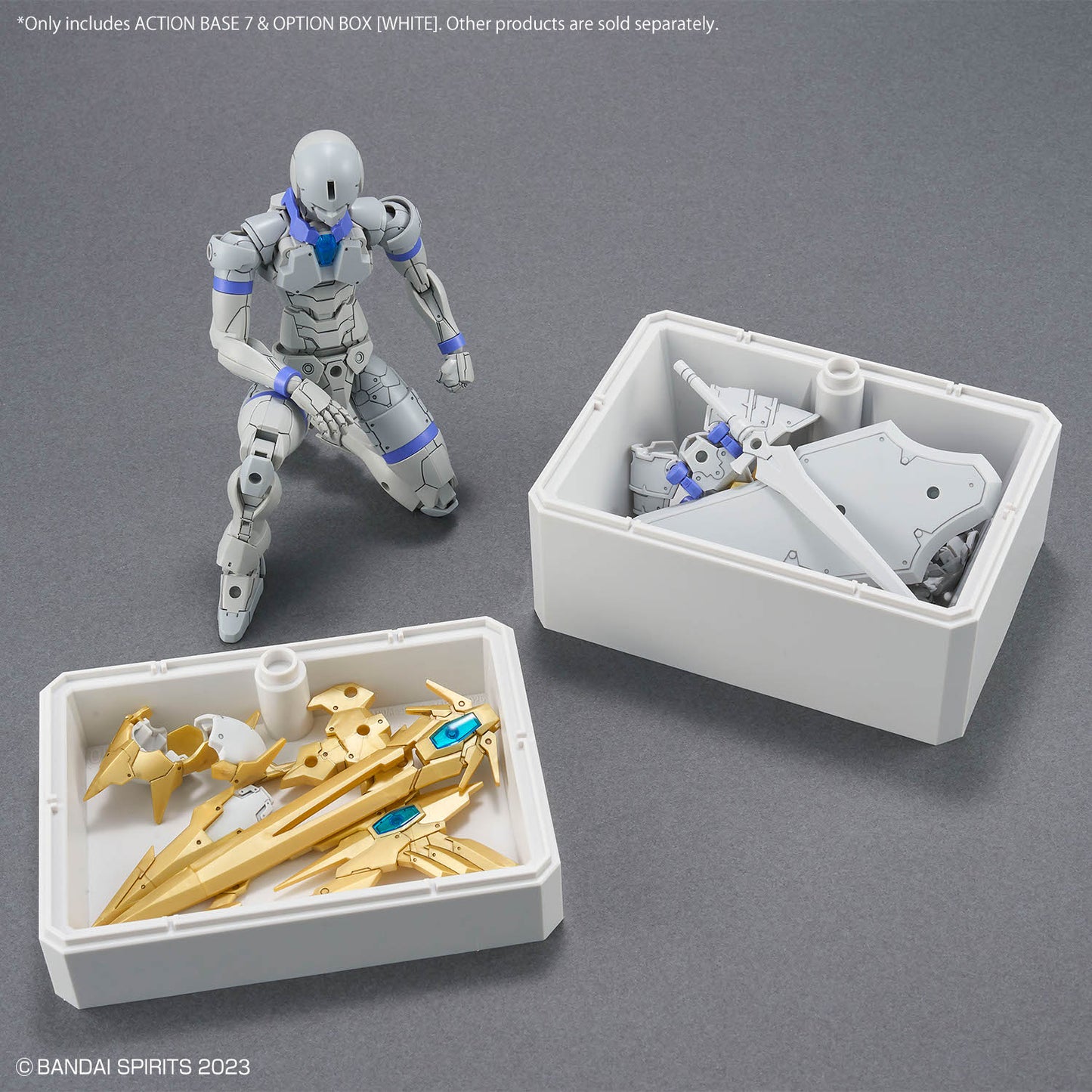 Action Base 7 & Option Box [White]
