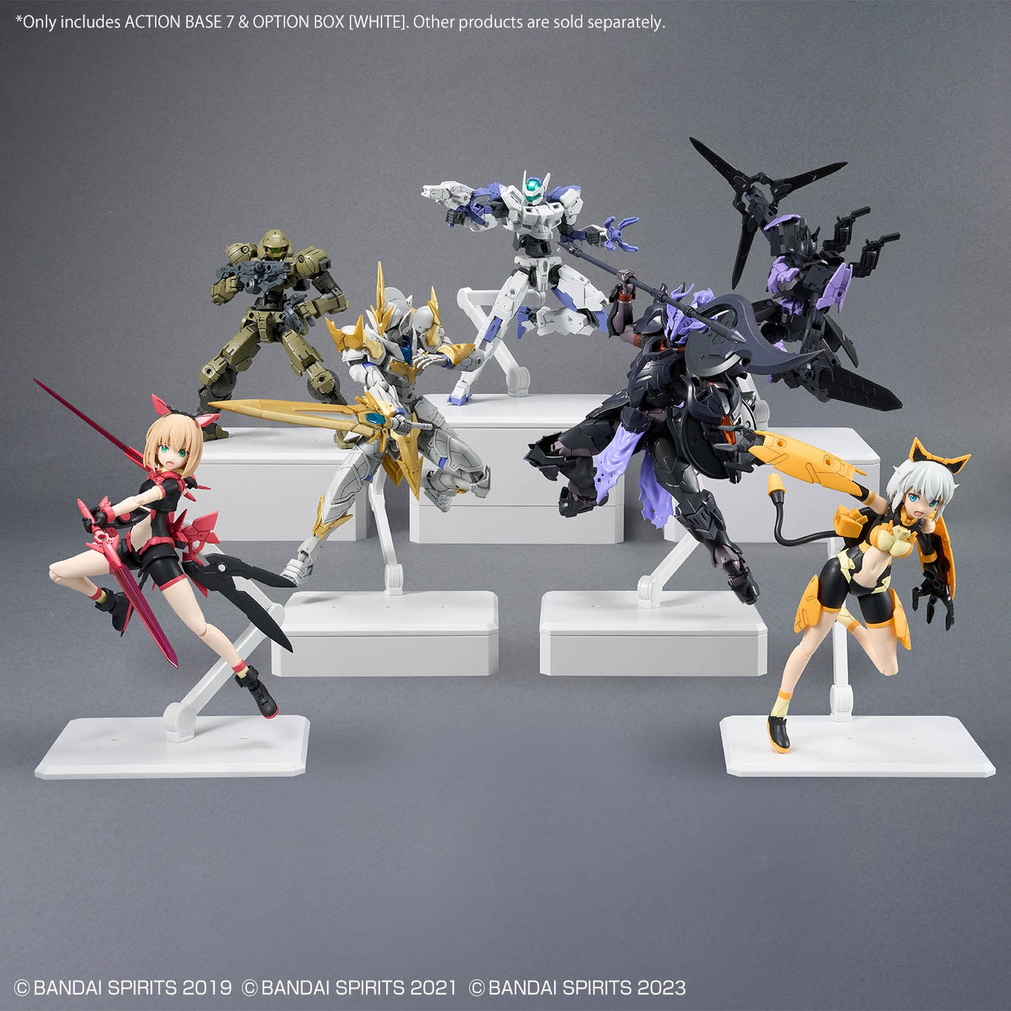 Action Base 7 & Option Box [White]