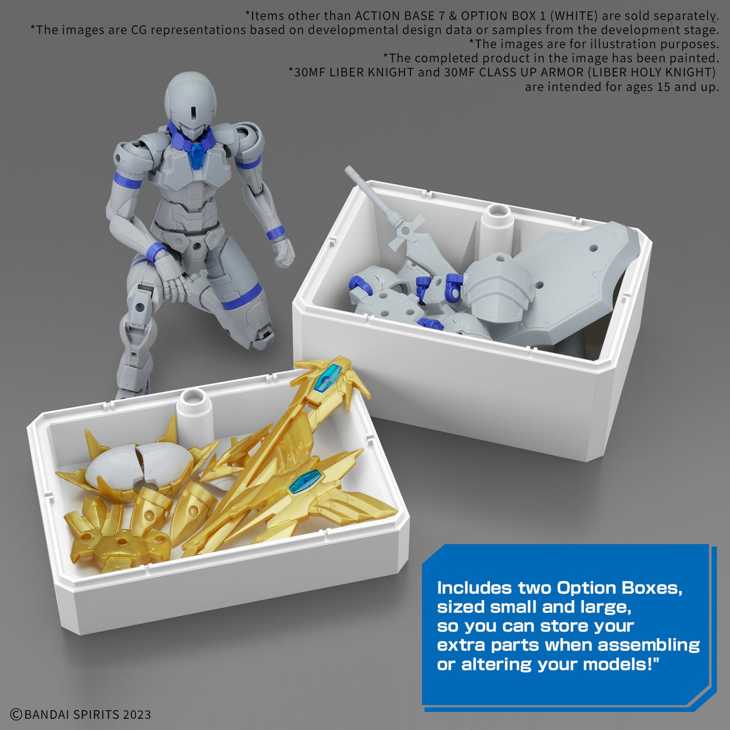 [PREORDER] Action Base 7 & Option Box [White]
