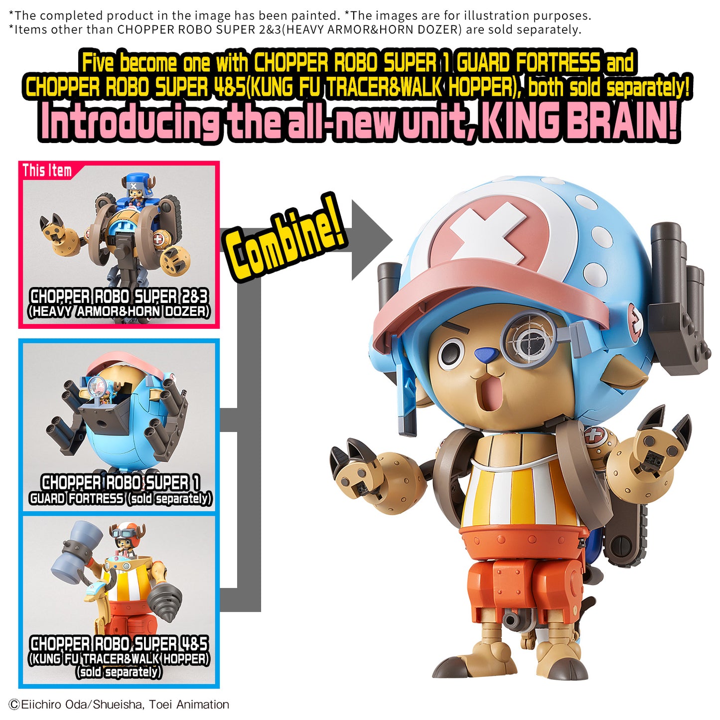 [PRERODER] Chopper Robo Super 2&3 (Heavy Armor & Horn Dozer)