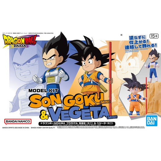Dragon Ball DAIMA Model Kit Son Goku & Vegeta (Mini)