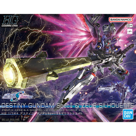 HG 1/144 Destiny Gundam Spec II & Zeus Silhouette (Gundam SEED Freedom)