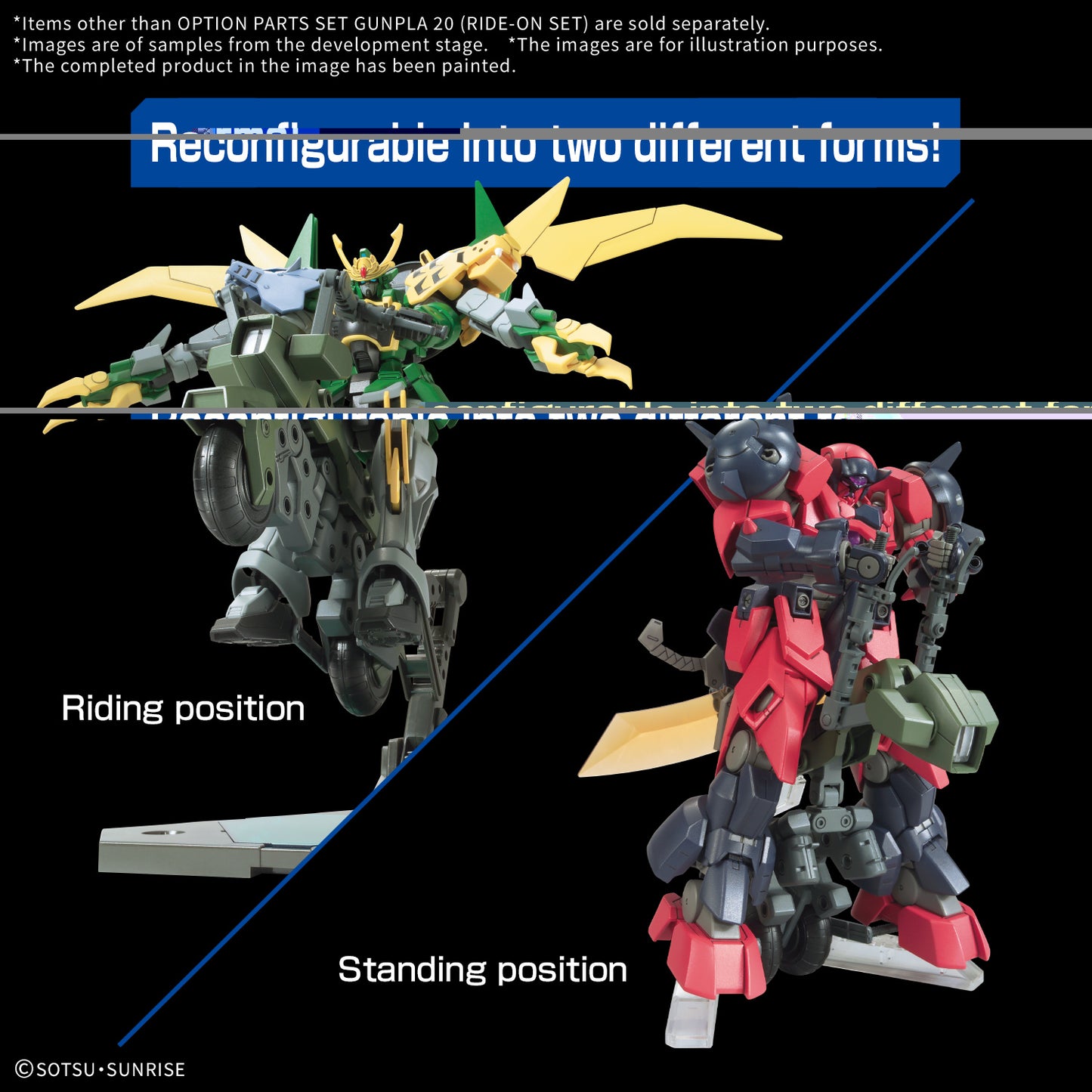[PREORDER] Option Parts Set Gunpla 20 (Ride-on Set)