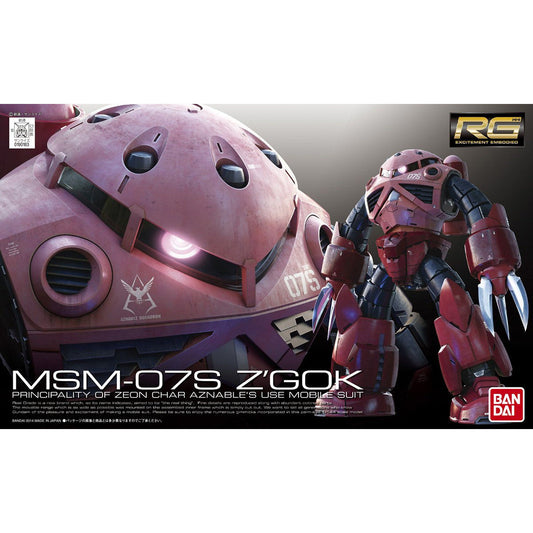 RG 1/144 MSM-07S Char's Z'Gok